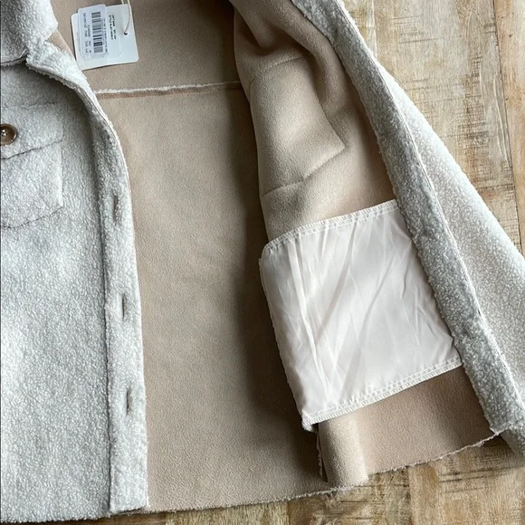 NWT Chelsea & Violet girls shacket S(7/8)